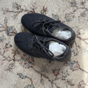 All bird wool sneakers black